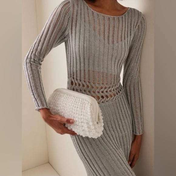 Cult Gaia Nia Beaded Clutch - Picture 2 of 15